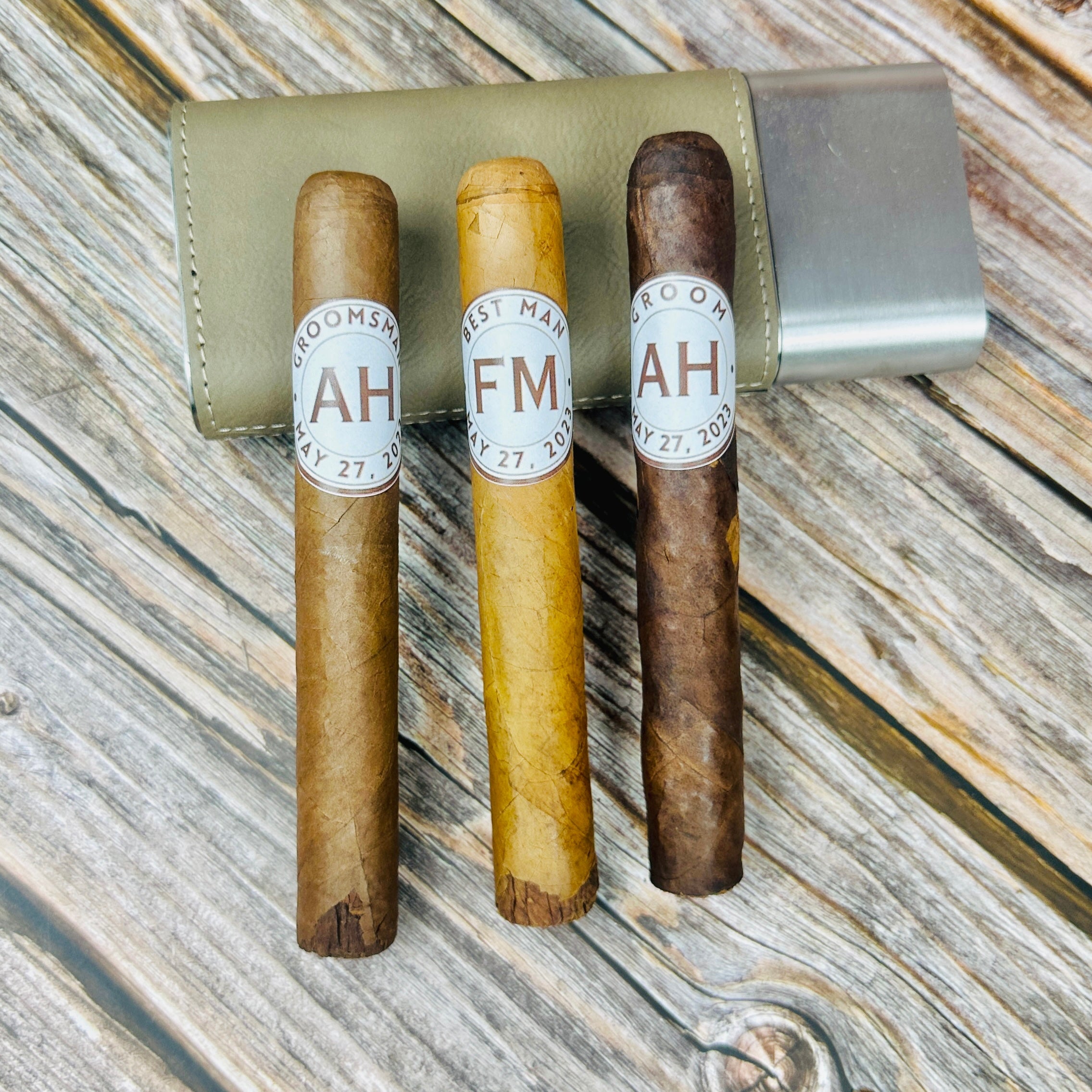 Wedding Party Cigar Labels