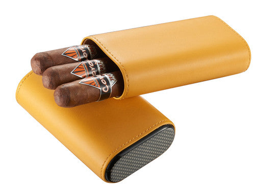 Genuine Top Grain Leather Cigar Case