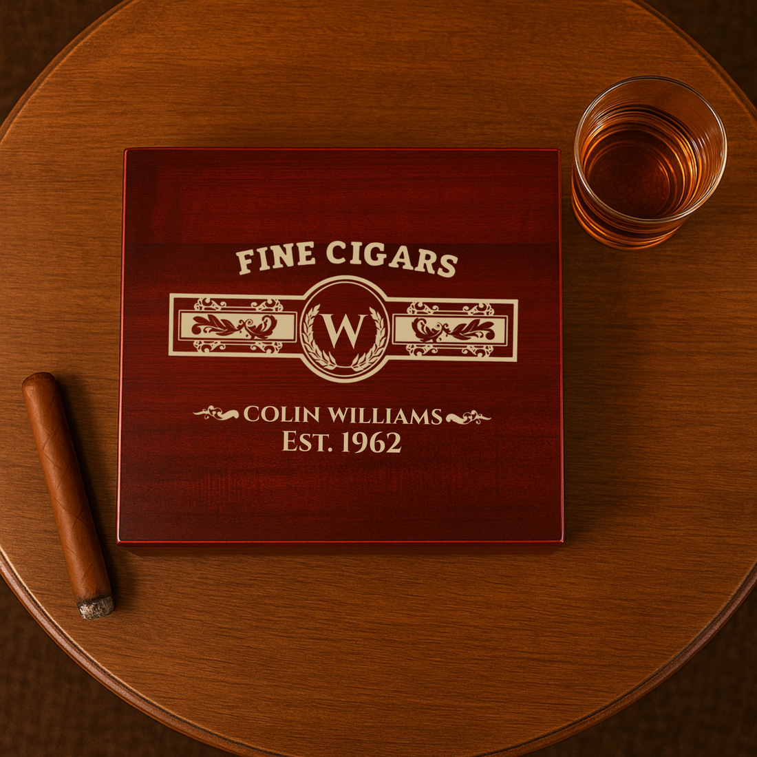 Step-by-step guide to cleaning a personalized cedar cigar humidor, protecting cigars from mold and off-flavors caused by residue buildup