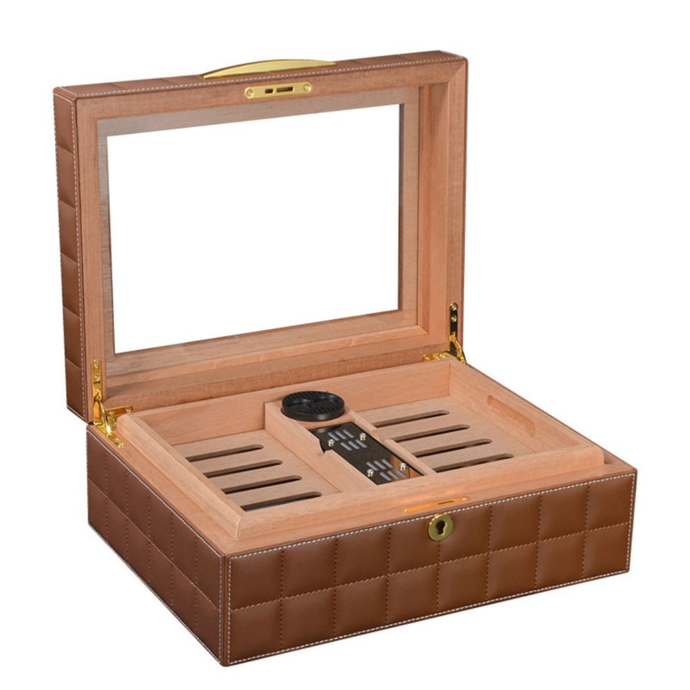 Personalized Leather Humidor 