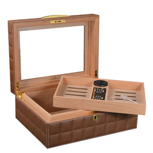 Personalized Leather Humidor