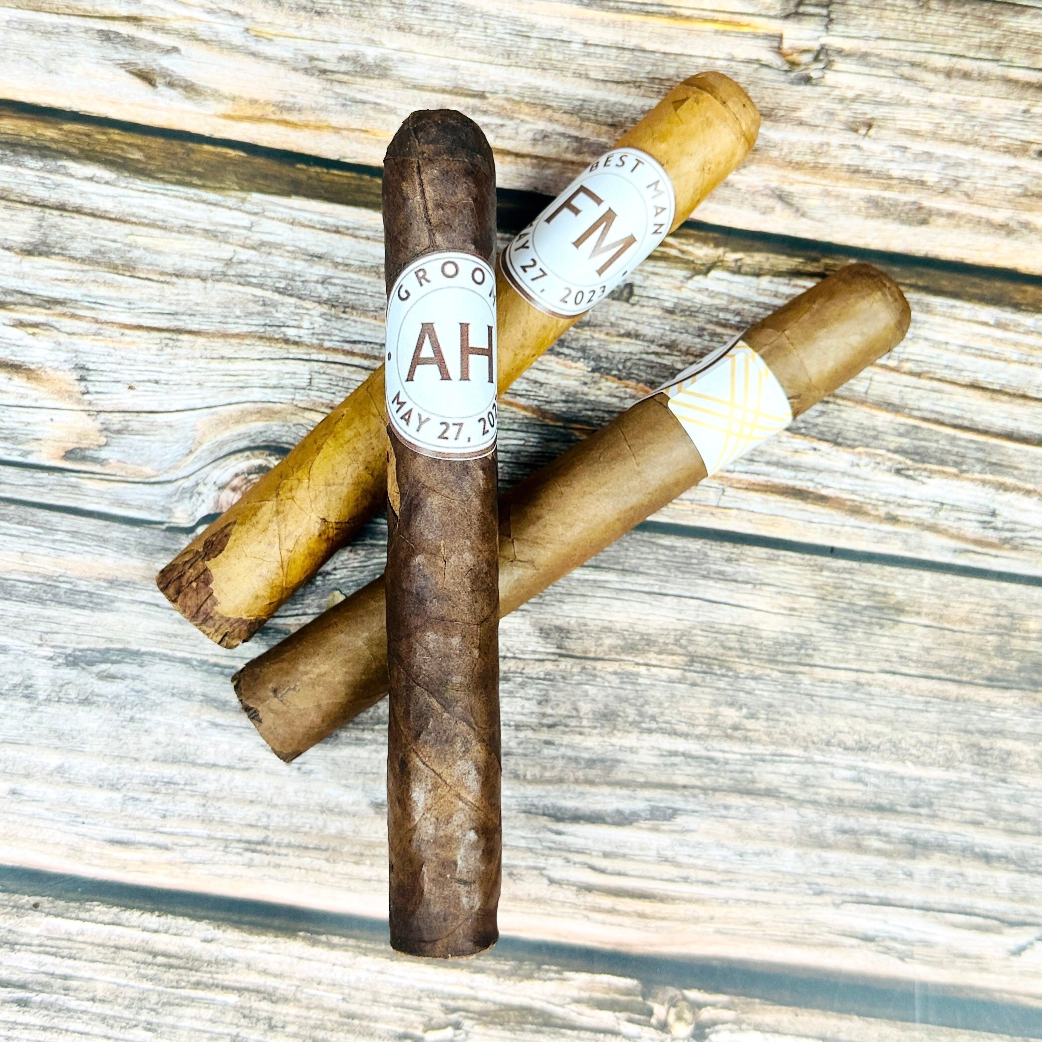 Wedding Party Cigar Labels 