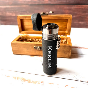 Custom Cigar Lighter with Personalized Box