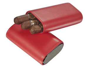 Genuine Top Grain Leather Cigar Case