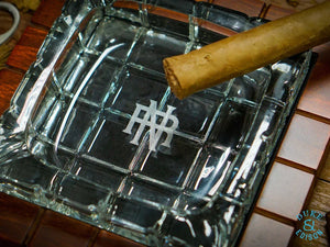 Crystal Monogram Ashtray