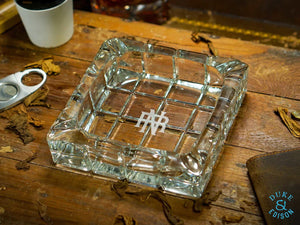 Crystal Monogram Ashtray