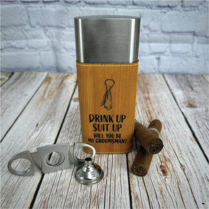 Puff And Swig Groomsmen Proposal