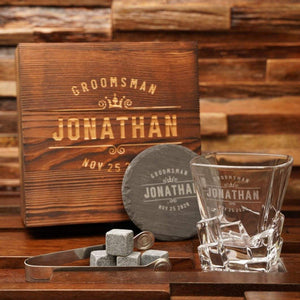 groomsmen whiskey gift